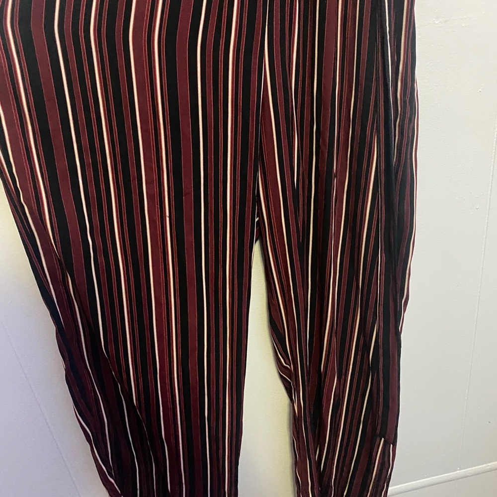 Striped jumpsuit great for holiday season - Picture 3 of 5